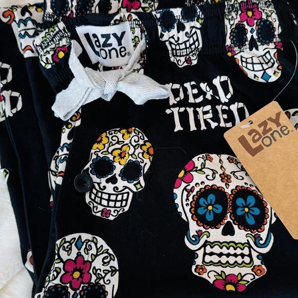 Lazy One “Dead Tired” Unisex PJ Pants NWT - Picture 5 of 8